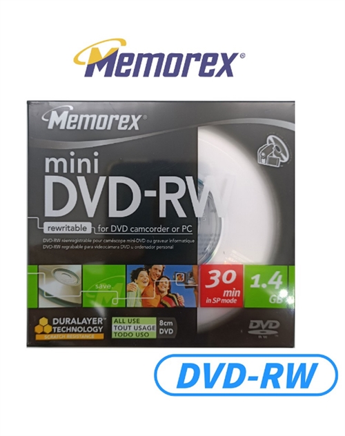 Mini Disc DVD-RW 8 cm 1,4 GB